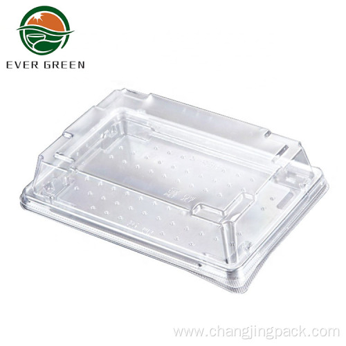 Custom Food Grade Disposable Plastic Sushi Food Container